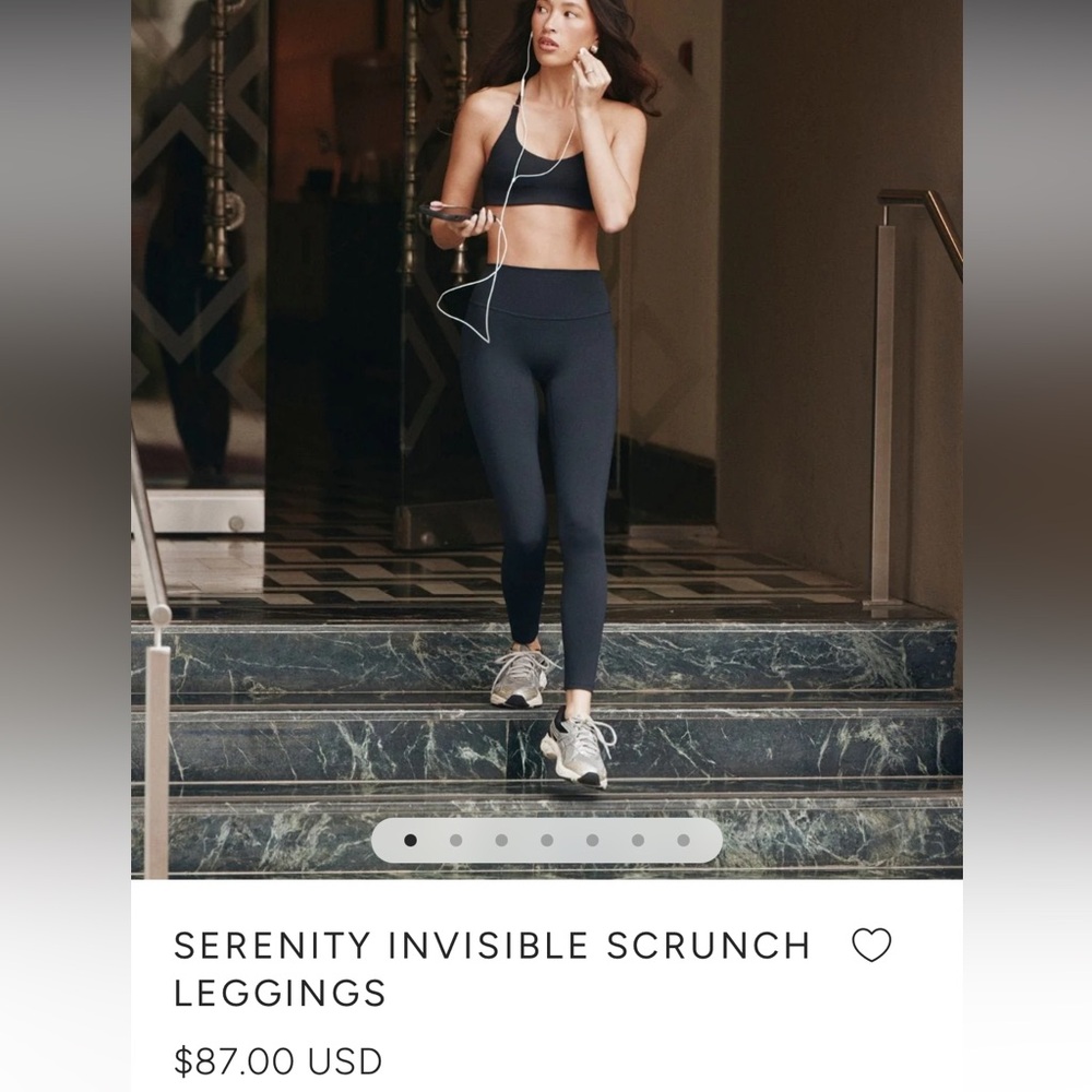 CSB invisible scrunch legging